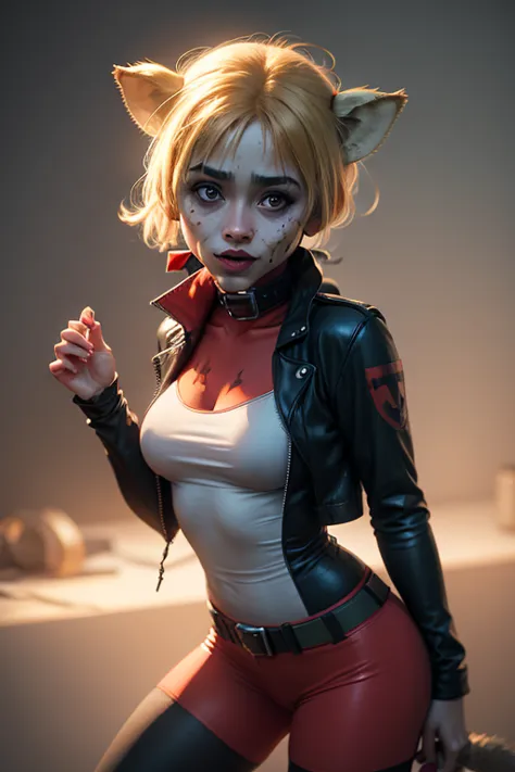 harley quinn reimagined as a hyena