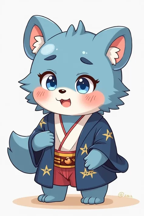 art 十泉浩 generated for keywords ,sophring hao, naughty, friendly, blue bear,Japanese clothes, male focus, furry male, furry, blush, only, bear ears, blue eyes, short hair, thick eyebrows, ,shiquanhao, furry, blue bear,sophring hao, naughty, friendly, blue b...