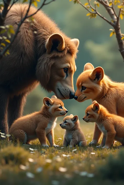 Intra-specific family relationships of animals