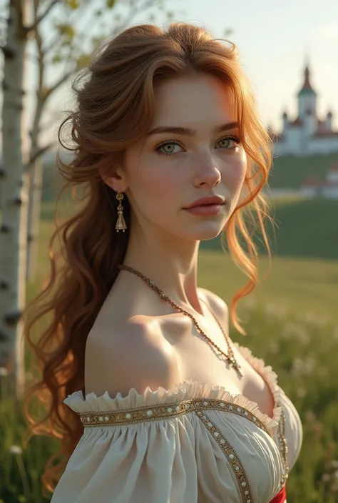 Beautiful and gentle Russian girl 