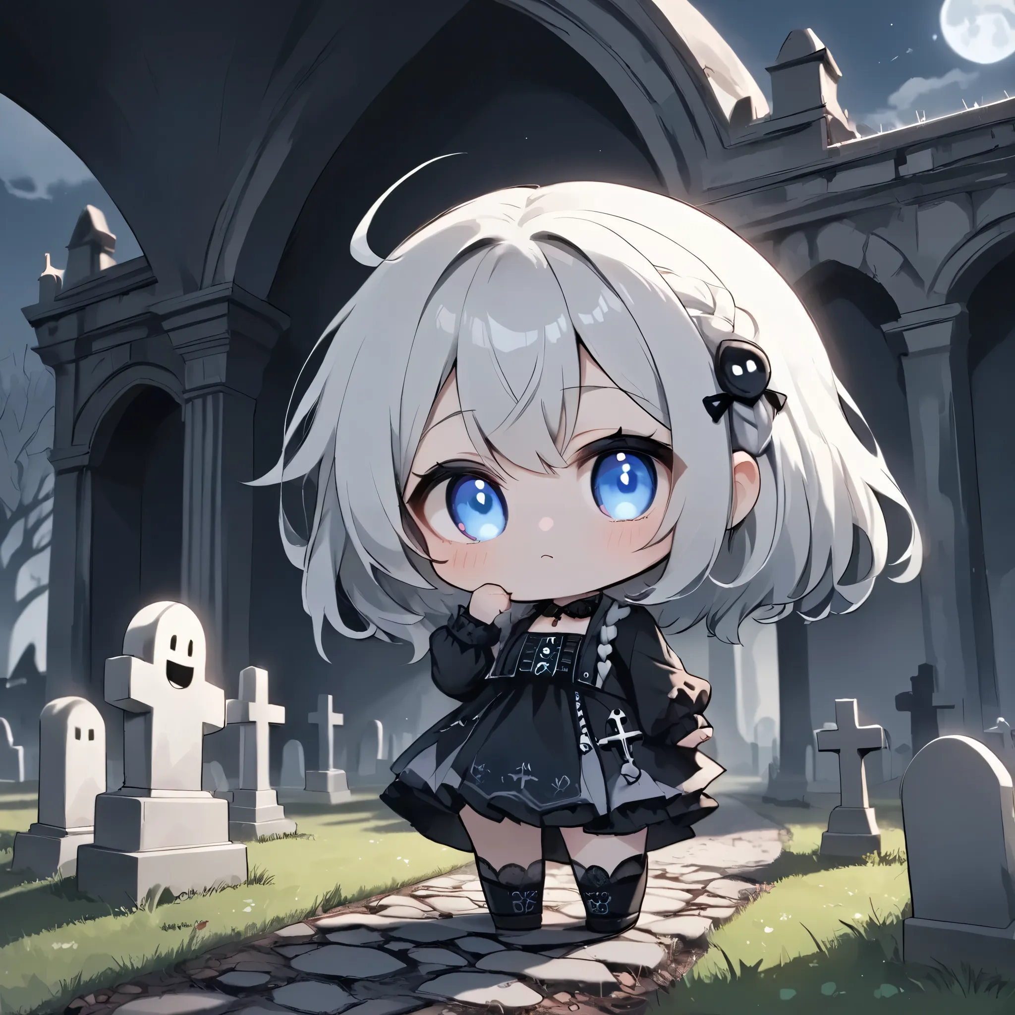 derelict graveyard,drkgirl,dark gothic,chibi ghost