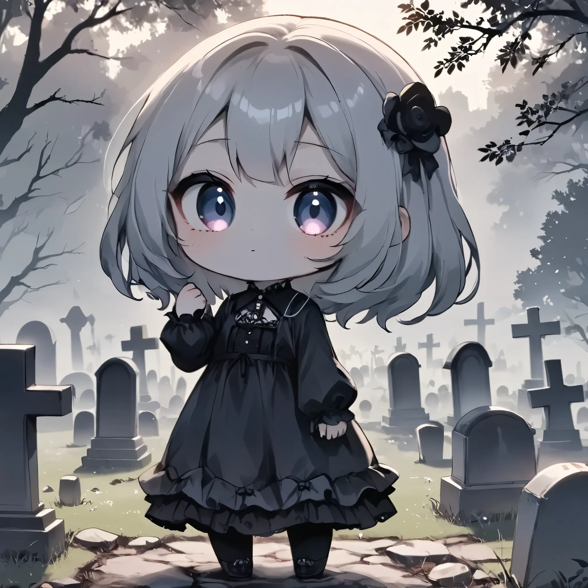 derelict graveyard,drkgirl,dark gothic,chibi ghost