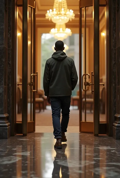 18 years old poor black guy entering a bank named premier bank