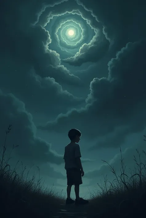 Death and life, the aerial question about the world and the unanswered, darkness and night, a boy whose mind is preoccupied with questions of life and death