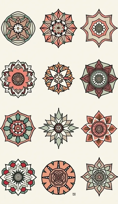 "Create colouring page for s   zen patterns for mindfulness and relaxation, including both simple and complex designs."