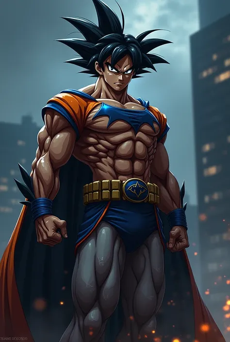 Fusion of Goku and Batman 
