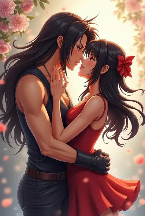 Final Fabian 7, Tifa, Yuiffe, kisses on the lips, yuri.