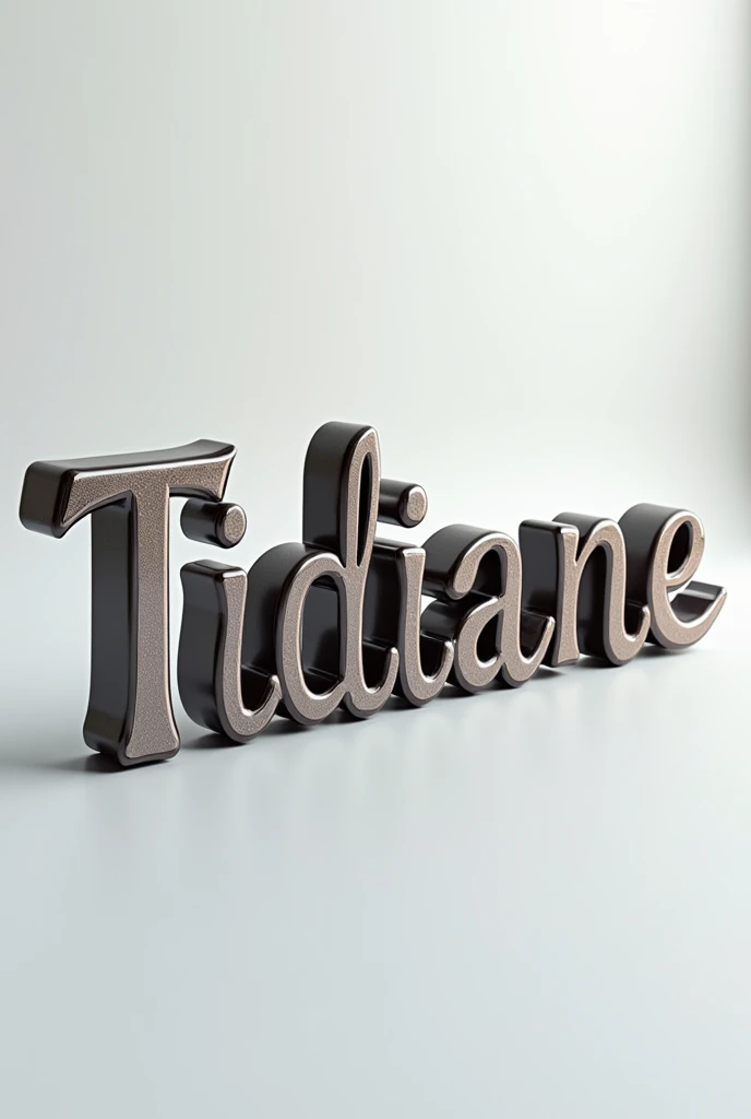 The name Tidiane in 3D 