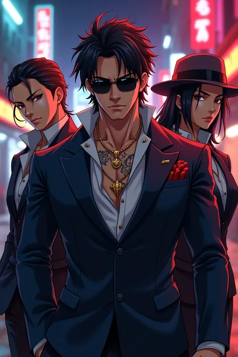 Anime gangsters style