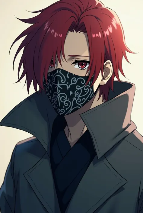 Mask: The mask that Kagami wears ,  covering from the nose down ,  has a simple but symbolic design .  It not only partially hides your face ,  creating an aura of mystery ,  but also serves as additional protection ,  especially in intense battles where y...