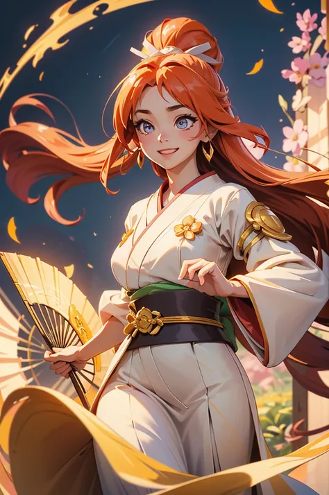 Here is a 1600-character prompt for **Ame-no-Uzume**, emphasizing her lively and divine qualities:  

---

**Character Description for Ame-no-Uzume:**  

Ame-no-Uzume, the goddess of dawn, joy, and revelry, stands as a radiant figure of hope and resilience...