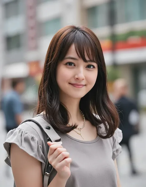 There is a mature 24-year-old woman (Nozomi Sasaki), she has shiny black hair (short bob hair with bangs down), her body is well-proportioned with (a sunken belly button), her breasts are beautifully shaped (C cup size with cleavage: 1.5), the location of ...