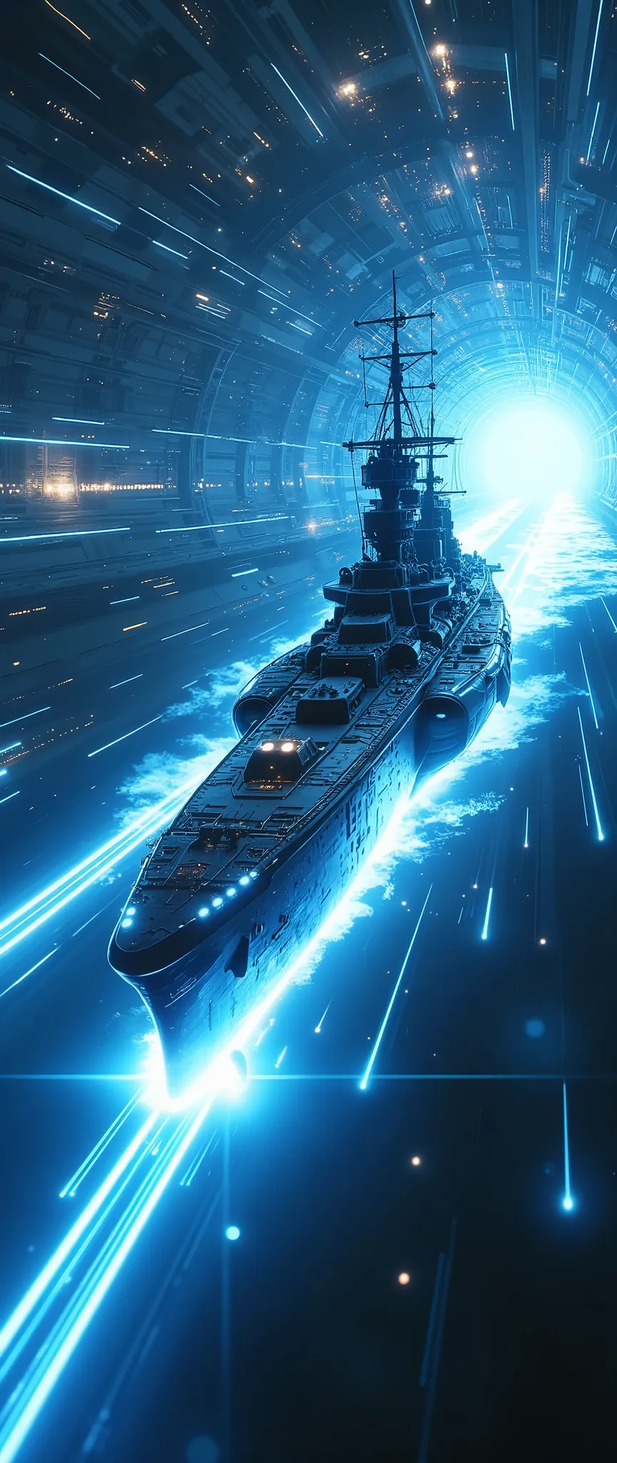 (masterpiece:1.2,outstanding quality,mirror finish, cinematic experience),8k,wallpaper,realistic,(dslr canon style),( battleship...