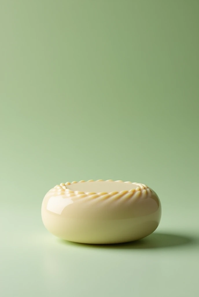 
"A simple and natural design for an antibacterial and moisturizing bar soap inspired by alchemy. The soap is shaped like a smooth, rounded bar with soft, earthy tones such as light beige or pale green. The surface is clean and unembellished, focusing on a...