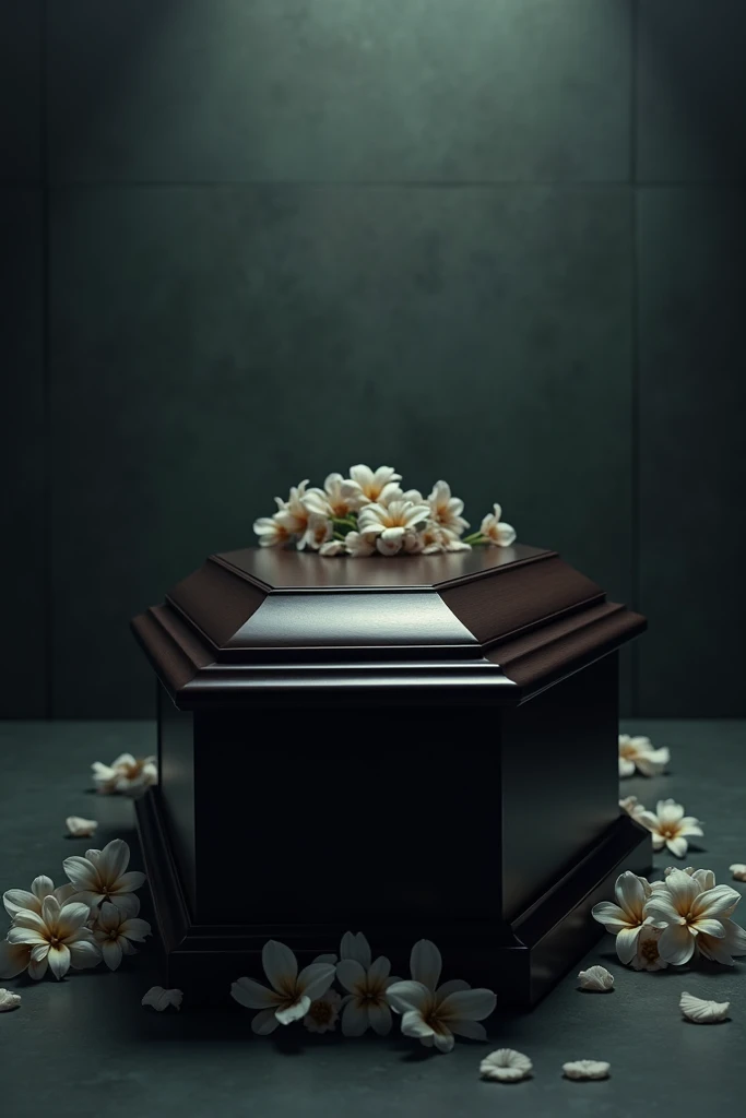 A closed coffin 