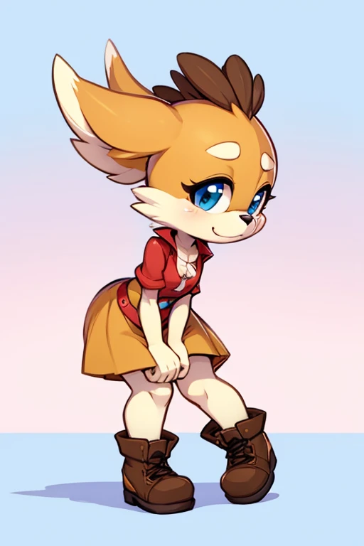 Female furry turkey tiny toons adventure style 