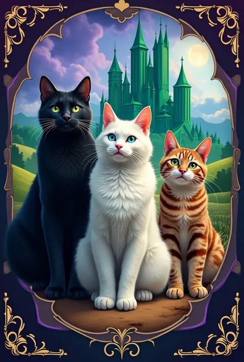 I want to see a poster for wicked the musical but all the characters are cats. 