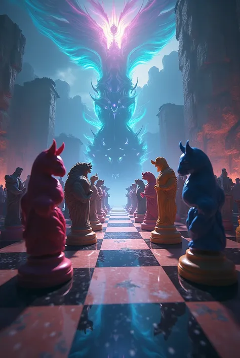 What would a chess game with characters from League of Legends be like