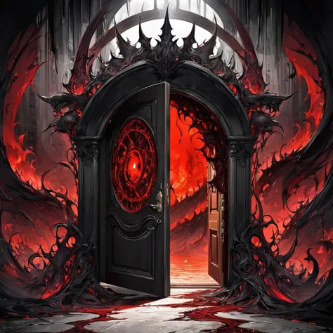 The world of hell that unfolds beyond the door