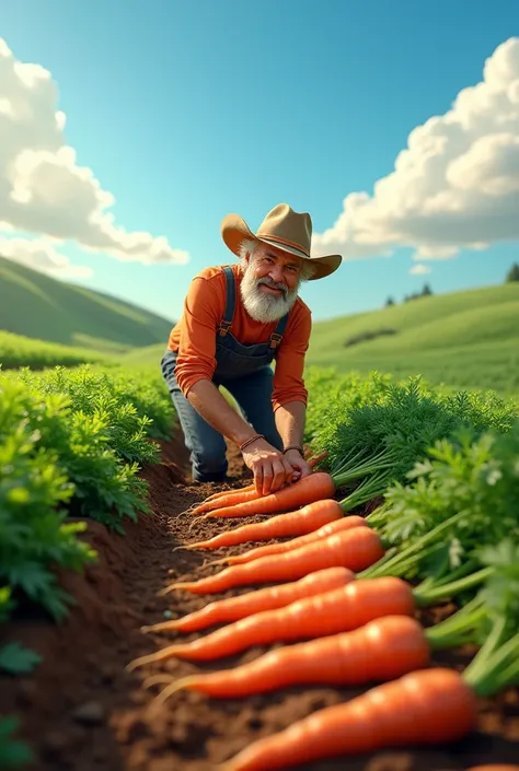 Carrot farming youtube thumbnail 