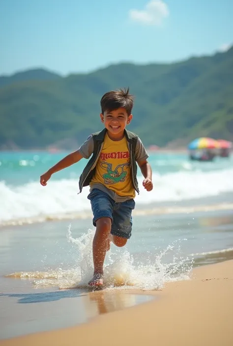 This boy in coxsbazar sea beach.
