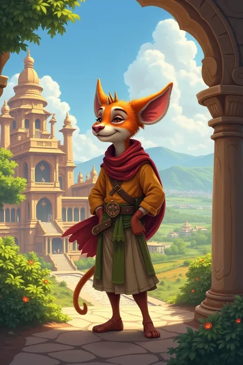 Prompt: Introduce Betal with his mischievous tone, offering to narrate a tale to make the journey less tedious. Ensure Betal’s playful and clever personality shines through.
The Kingdom of Suryagarh
Prompt: Paint a picture of the prosperous kingdom of Sury...