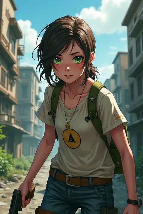 Crie a ellie de the last of us versao anime 