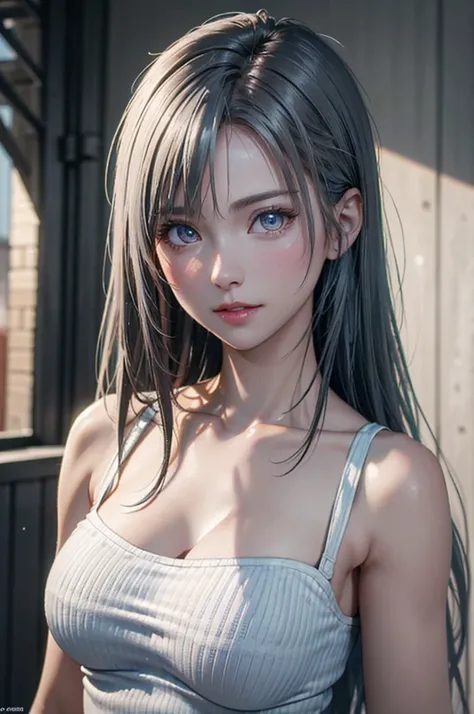 (best quality, masterpiece:1.2), ultra high resolution, 8K, (super realistic details:1.3), highly intricate detail, (photorealistic:1.3), RAW photo, octan render, realistic light, 1 girl, silver white color hair, portrait, glowy skin, beautiful detailed ey...