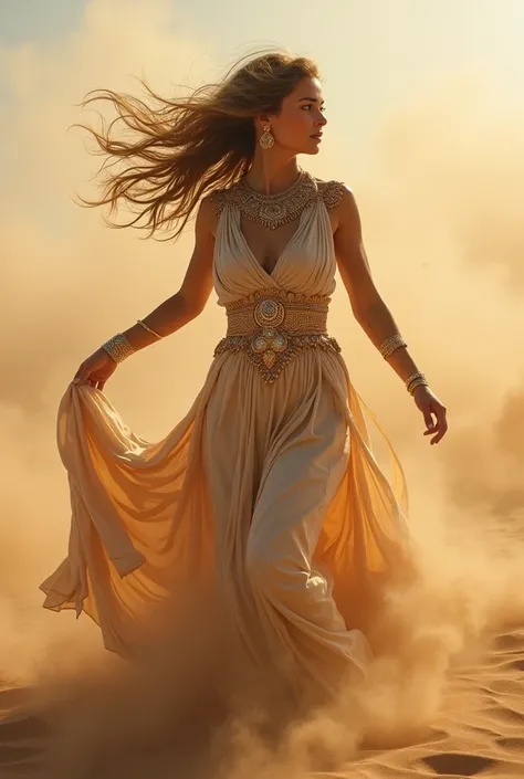 Sandstorm、Pretty Girl Jump         、            Ancient Greek Costume 、      luxury accessories      