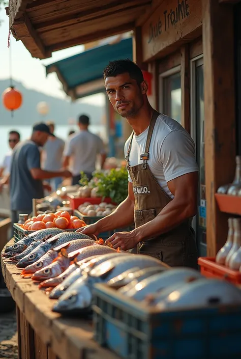 Ronaldo Selling fish