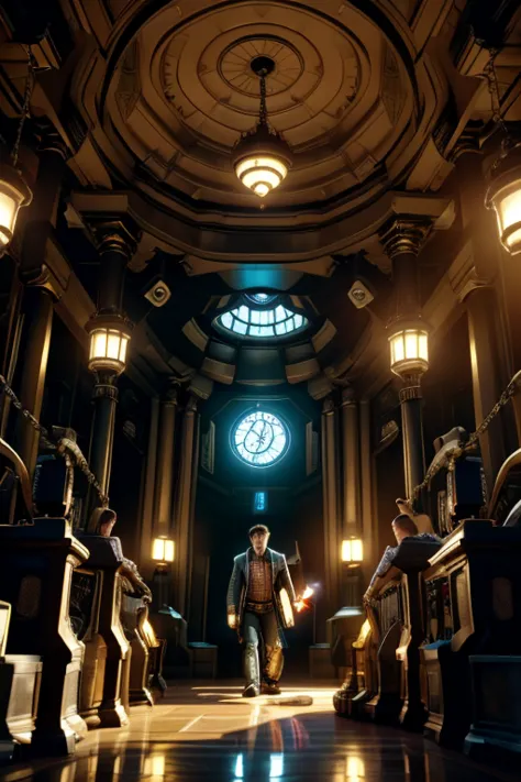 lightning: clock tower interior: matt smith: soup vest: tom holland: john deloney: scott snyder: rod serling: david tennant: doc...