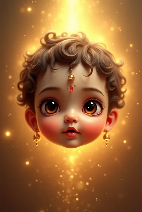 Create a baby krishna face