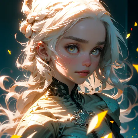 ((ultra detailed, masterpiece, absurdres))
 gotdaenerys, 1girl, white hair, long hair, portrait, looking at viewer, gold eyes, y...