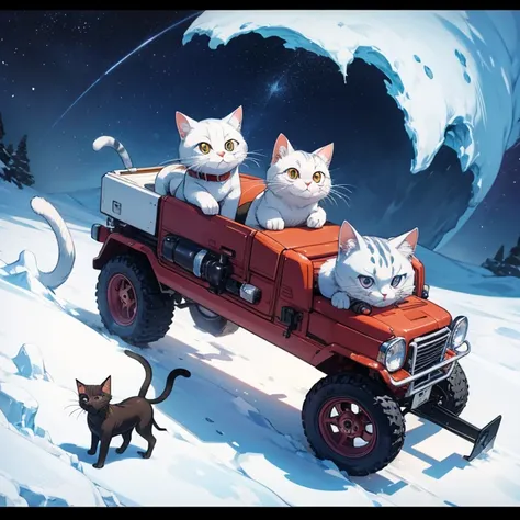 Chibi, Three cats go off to discover the south pole 