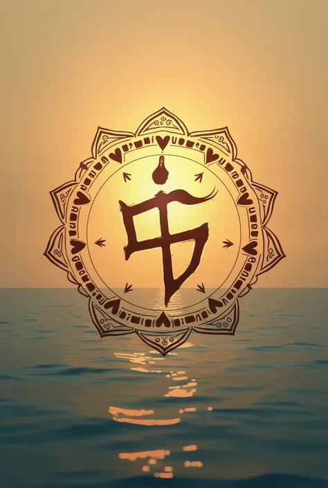 Generate a logo name: "SWASTIK FISHERIES"
Logo should be spiritual with Swastik logo