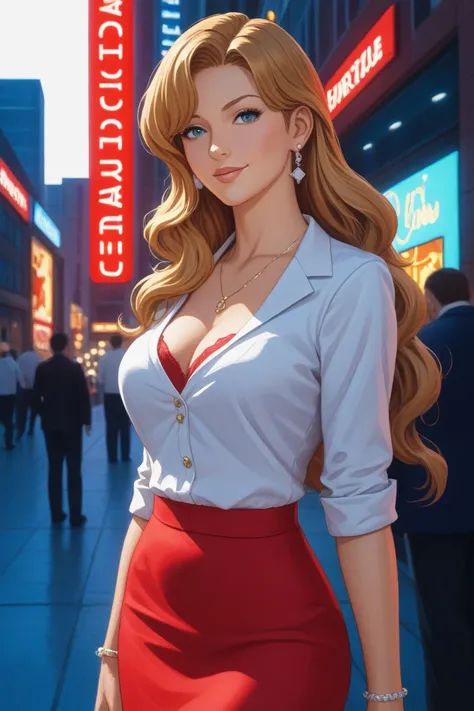 ((masterpiece, Highest quality)), (((whole body :1.5))), 32K Wallpapers, Very detailed, Poster, (((geometric cinematic movie Poster))), colorful comic book pulp art, pop art, beautiful hot cute super stylish japanese female in the streets of New York, wear...