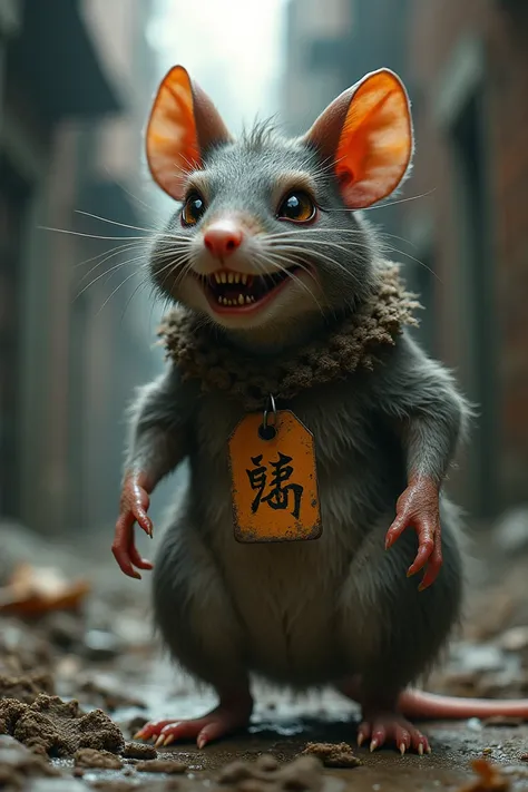 An ugly ditch rat wearing a tag 戴耀廷