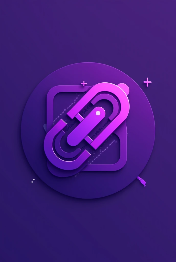 Make a logo for a virtual store that is creative and innovative the logo, that is purple 

