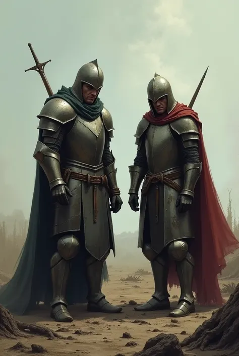 2 exhausted knights