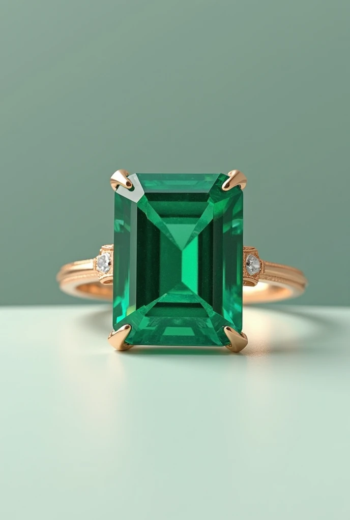 emerald cut emerald ring