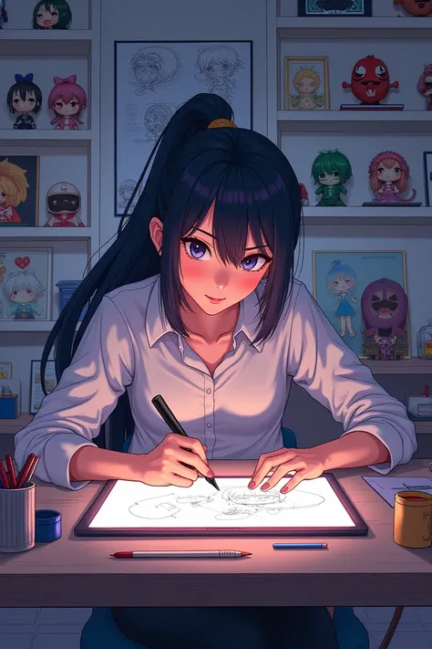 I want art of anime creator 