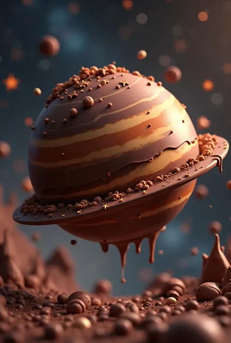 A chocolate planet, genial