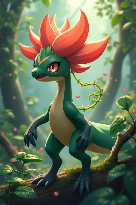 Je souhaite creer un pokemon qui nexiste pas de style plante carnivore