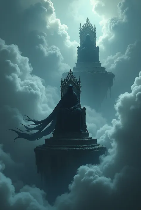  thrones of darkness, on the clouds 