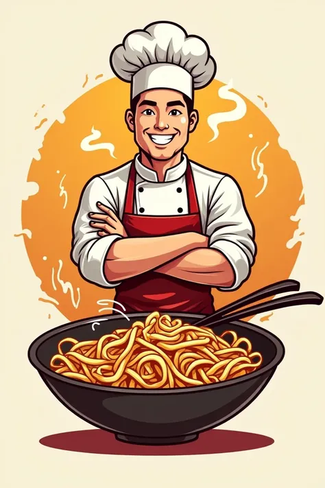 Chef logo again megang chicken noodles