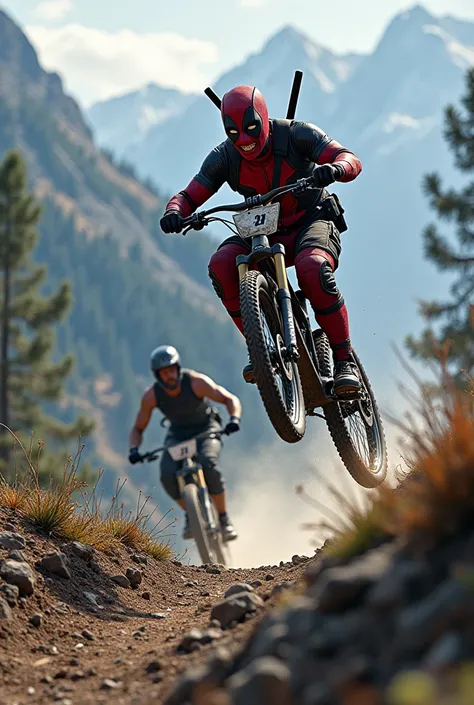 Downhill mountainbike deadpool vin diesel