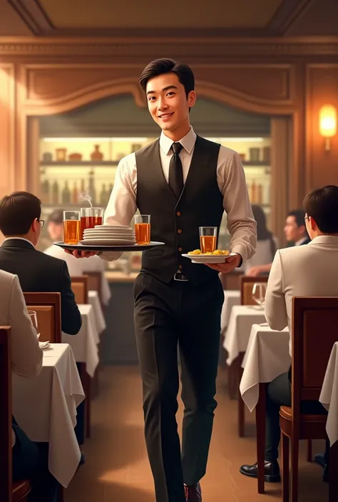 Waiter of a restaurant 