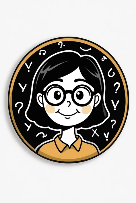 Im seeking a creative designer to develop a logo for my student-focused project, "Mère Gramm".

The logo should be:
- Primarily black and white, with potential gold accents.
- A circular design featuring a cartoonish, round-glasses-wearing teachers face in...