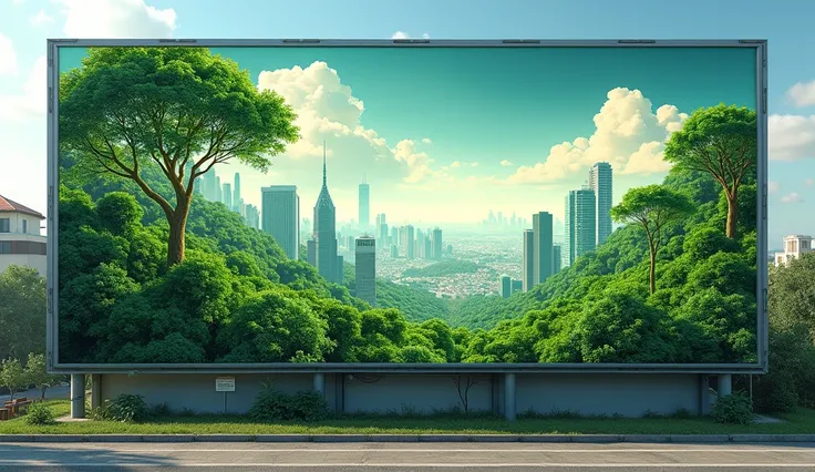 Caracas Green Future Reforestation Billboard 