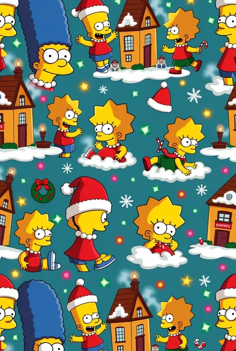 CHRISTMAS PATTERN FROM THE SIMPSONS